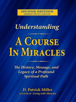 cover image of Understanding a Course in Miracles